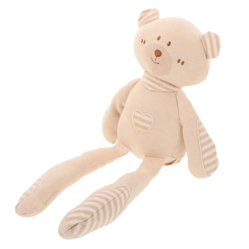 Yardwe Stofftiere für Babys Babyspielzeug Baumwollspielzeug für Neugeborene Kuschelhasen für Babys Mobile Babykuscheltiere für Neugeborene Baumwolle Beige von Yardwe