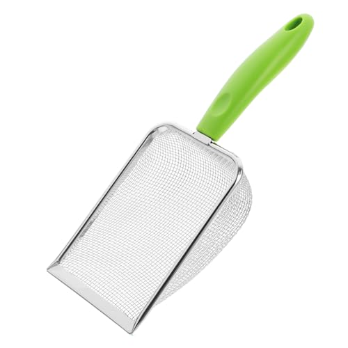 Yardwe Strandschaufel sandspielzeug strandspielzeug sandspielzeuge strandzuberhör Beschuss sauber Sandfilterschaufel für den Außenbereich Mehrzweckschaufel Edelstahl Green von Yardwe