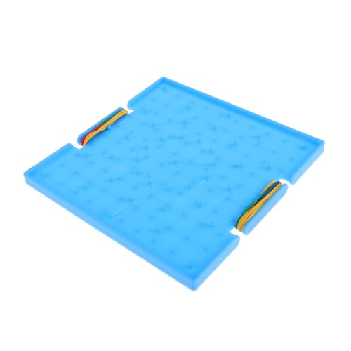 Yardwe Studenten-Pinnwand Geometriespielzeug für Koordinatenachsen-Whiteboard Steckbrett für angetriebener Werkzeugblock Steckwand Retro- Mathe-Spiele Plastik Blue von Yardwe