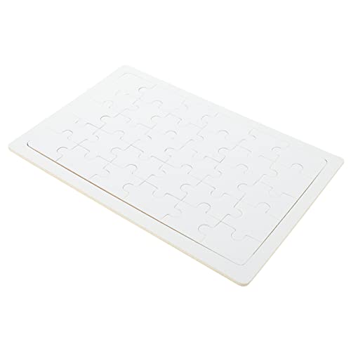 Yardwe Sublimationsholz Puzzle Wärmeübertragbares Blanko Puzzle DIY Bastelset Kreatives für Familien Geburtstag Holzpuzzle von Yardwe