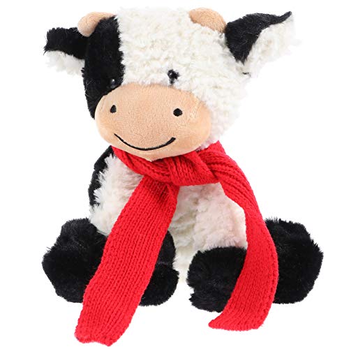 Yardwe Süße Plüsch Kuh Puppe Weiches Kuscheltier für Dekoratives aus Kurzem Plüsch für Schlafzimmer und Wohnzimmer Leicht und Handlich Yardwe Süße Plüsch Kuh Puppe Weiches Kuscheltier für Dekoratives aus Kurzem Plüsch für Schlafzimmer und Wohnzimmer Leicht und Handlich von Yardwe