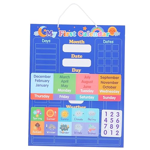 Yardwe Tageskalender Kind Kalenderwetter Lernen Pädagogisches Lernen Jungs Planke Hey Kalenderwetterdiagramm Saison Bildungsdiagramm Wetter- Und Jahreszeitenkalender Blue Eva Yardwe Tageskalender Kind Kalenderwetter Lernen Pädagogisches Lernen Jungs Planke Hey Kalenderwetterdiagramm Saison Bildungsdiagramm Wetter- Und Jahreszeitenkalender Blue Eva von Yardwe