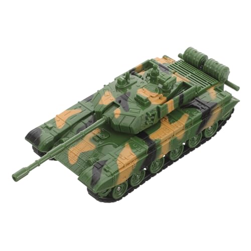Yardwe Panzermodell Spielzeug für Jungen und Mädchen Militärspielzeug Emulation Panzerfahrzeug Lernspielzeug für 3-6 Drehbar und Kreativ von Yardwe