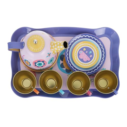 Yardwe Teiliges Tee Set aus Blech für Rollenspiele Garten für Mädchen Realistische und Tassen Fördert Kreativität und Eltern Junge Mädchen Interaktion Yardwe Teiliges Tee Set aus Blech für Rollenspiele Garten für Mädchen Realistische und Tassen Fördert Kreativität und Eltern Junge Mädchen Interaktion von Yardwe