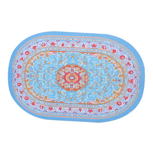 Yardwe Teppich für Puppenhäuser Kleiner Teppich für Puppenhausdekoration Vintage Stil Deko für Miniaturszenen Vielseitig Einsetzbar aus Weichem Yardwe Teppich für Puppenhäuser Kleiner Teppich für Puppenhausdekoration Vintage Stil Deko für Miniaturszenen Vielseitig Einsetzbar aus Weichem von Yardwe