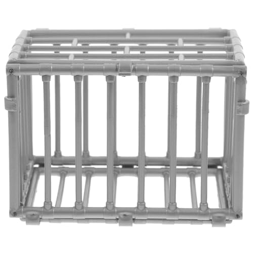 Yardwe Tierhalter Modell Käfig Tiere Vieh Mini Klein Hamster Winzig Actionfiguren-ausstellungsmodell Abs Black von Yardwe