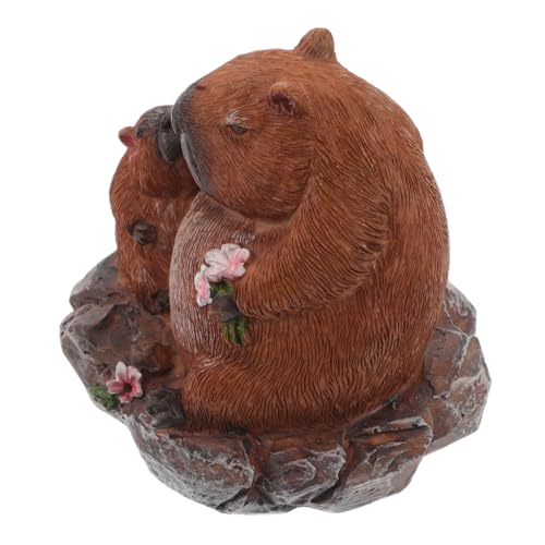 Yardwe Tierornamente Für Und Kind Ornament Basteln Simulation Tierornamente Blumentopf Ornamente Für Mütter Baumschmuck Zum Muttertag Muttertagsbasteln Kunstharz von Yardwe
