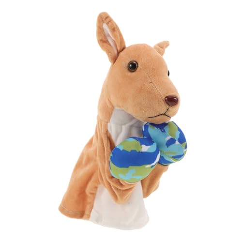 Yardwe Tierpuppen Handpuppen Für Känguru- Boxspielzeug Tierische Handpuppe Stoff Khaki Yardwe Tierpuppen Handpuppen Für Känguru- Boxspielzeug Tierische Handpuppe Stoff Khaki von Yardwe