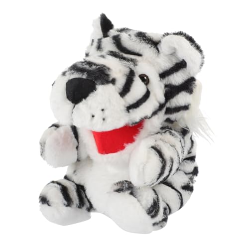 Yardwe Tiger Plüsch Handpuppe Für Interaktives Zur Frühförderung Für Geschichtenerzählen Und Motorische Fähigkeiten Aus Sicherem Material von Yardwe