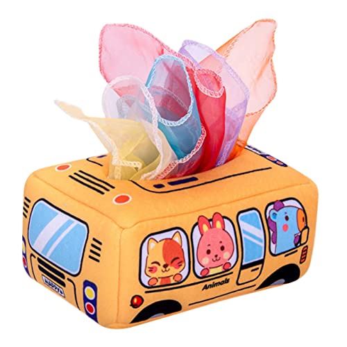Yardwe Tissue Box mit Bunten Tüchern und Rascheltüchern Interaktives und Fingertrainingsspielzeug für Kleinkinder Jahre Feinmotorik und Sensorischen Entwicklung Yardwe Tissue Box mit Bunten Tüchern und Rascheltüchern Interaktives und Fingertrainingsspielzeug für Kleinkinder Jahre Feinmotorik und Sensorischen Entwicklung von Yardwe
