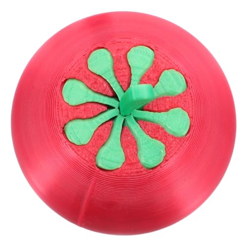 Yardwe Tomaten -Twist -Spielzeuge künstliche gefälschte im Klassenzimmer Simulation Tomaten Drehspielzeug Spielzeugtomate Kinderspielzeug Abs rot von Yardwe