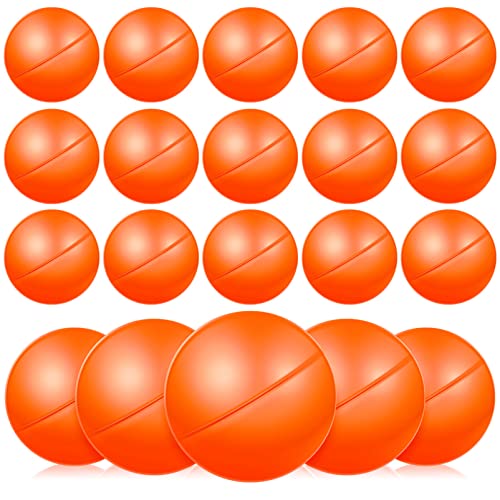 Yardwe Tombola-Ziehungsbälle 25 Stück 4 cm Große Hohle Bingo-Bälle Aus Kunststoff Für Verkaufsautomaten Und Spielpartys (Orange) von Yardwe