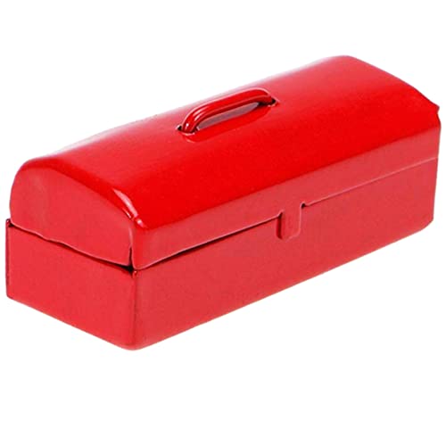 Yardwe Toolbox Dekorative Gefälschte Werkzeugkiste Für Puppenhaus Rote Toolbox Als Zubehör Für Mini House Ornament Für Kreative DIY Projekte Yardwe Toolbox Dekorative Gefälschte Werkzeugkiste Für Puppenhaus Rote Toolbox Als Zubehör Für Mini House Ornament Für Kreative DIY Projekte von Yardwe