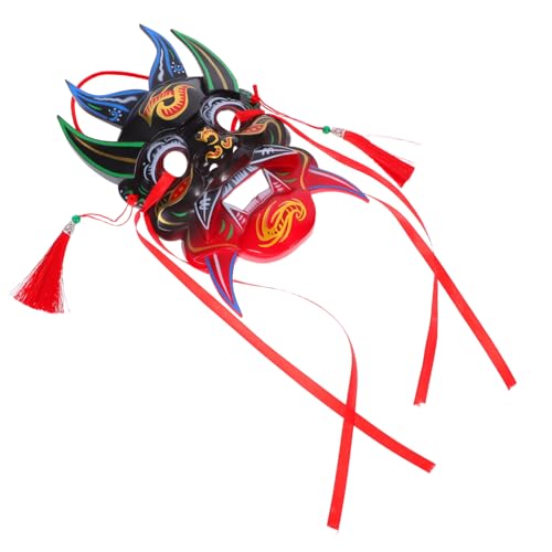 Yardwe Traditionelle Chinesische Maske Handbemalt Vintage Asiatische Cosplay Vollmaske für Ball und Kulturelle Veranstaltungen von Yardwe