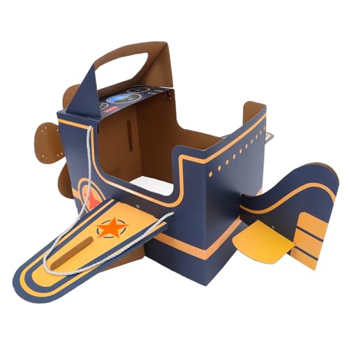 Yardwe Tragbares DIY Flugzeugspielzeug für Kreatives Papierflugzeug mit Beweglichem Pädagogisches für Outdoor Spiele und Kreative Bastelprojekte von Yardwe