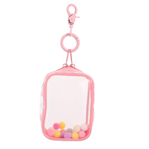 Yardwe Transparente Toy Storage Bag mit Schlüsselanhänger Klarer Display Case für Plüschpuppen Doppelte Reißverschlussöffnung für Sammler und Unterwegs Yardwe Transparente Toy Storage Bag mit Schlüsselanhänger Klarer Display Case für Plüschpuppen Doppelte Reißverschlussöffnung für Sammler und Unterwegs von Yardwe