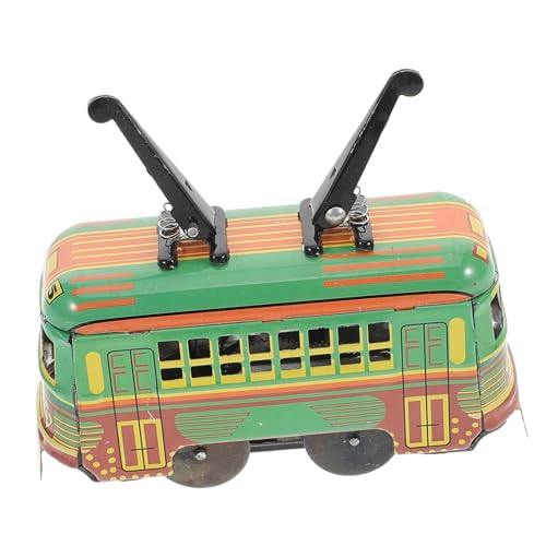Yardwe Trolley für Plüschtiere Schulbus Mini-Spielzeugwagen Eisen Green Yardwe Trolley für Plüschtiere Schulbus Mini-Spielzeugwagen Eisen Green von Yardwe
