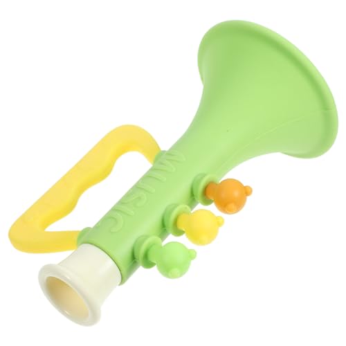 Yardwe Trompete trompete Kreatives Musikinstrument für Partys Musikinstrument Stadion Horn Fußballspielzubehör für Fans Plastik Green von Yardwe