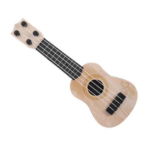 Yardwe Ukulele Plastik Ukulele Gitarre für Kleinkinder Saitige Musikinstrument für Frühe Musikalische Bildung Lernspielzeug für Jungen und Naturfarbe Yardwe Ukulele Plastik Ukulele Gitarre für Kleinkinder Saitige Musikinstrument für Frühe Musikalische Bildung Lernspielzeug für Jungen und Naturfarbe von Yardwe