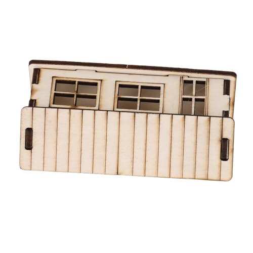 Yardwe Unfertiges DIY Modellbau Kit für Kreatives Handwerksspielzeug Holzpuzzle für Dekoration und Lernspiele Detailgetreues Miniaturhaus aus Robustem Holz Yardwe Unfertiges DIY Modellbau Kit für Kreatives Handwerksspielzeug Holzpuzzle für Dekoration und Lernspiele Detailgetreues Miniaturhaus aus Robustem Holz von Yardwe