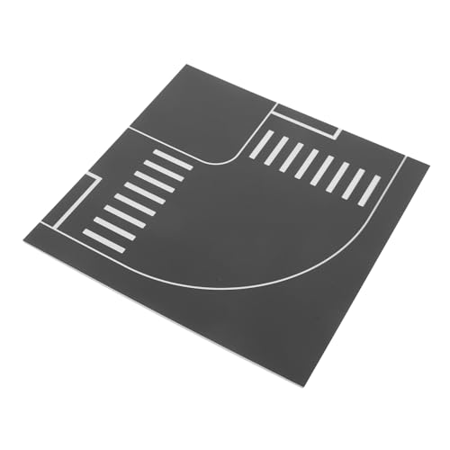 Yardwe Verkehrsschild für Simulation Straße für Szenenlandschaft Lernhilfe für Verkehrserziehung und Planung von Yardwe