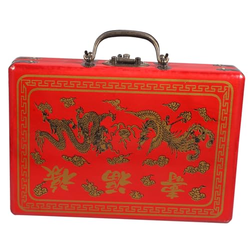 Yardwe Vintage Stil Mahjong Box mit Tragegriff Robuste Holzaufbewahrung für Mahjong Steine für Geschenkverpackungen und Reisen Praktische und Stilvolle Langlebiges Design für Vielseitige Yardwe Vintage Stil Mahjong Box mit Tragegriff Robuste Holzaufbewahrung für Mahjong Steine für Geschenkverpackungen und Reisen Praktische und Stilvolle Langlebiges Design für Vielseitige von Yardwe