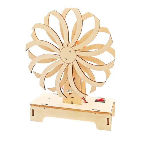 Yardwe Visuelle Dislokation Lehrmittel Lernspielzeug Kinderspielzeug Kinderspielzeug Modellbaubedarf DIY Holzbauspielzeug Holzwissenschaftsspielzeug Beige Kunststoff von Yardwe