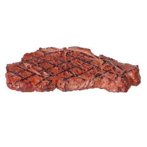 Yardwe Vivid Realistische Steak Attrappe Deko Lebensmittel Modell Stabiles Kunstfleisch Lebensnahes Grill Zubehör für Fotografie Kinderküche Fensterdekoration Lehrzwecke Yardwe Vivid Realistische Steak Attrappe Deko Lebensmittel Modell Stabiles Kunstfleisch Lebensnahes Grill Zubehör für Fotografie Kinderküche Fensterdekoration Lehrzwecke von Yardwe