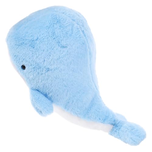 Yardwe Walpuppe Im Schlafzimmer Wal-Puppe Gefüllte Puppe Sofapuppendekoration Entzückende Walpuppe Walpuppenschmuck Heimdekoration Puppe Für Sky-Blue Plüsch von Yardwe