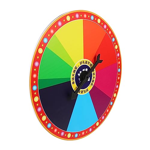 Yardwe Wandhängendes Preisrad für Unterricht Lotterierad für Partys und Spiele für Kreative Aktivitäten und Gewinnspiele von Yardwe