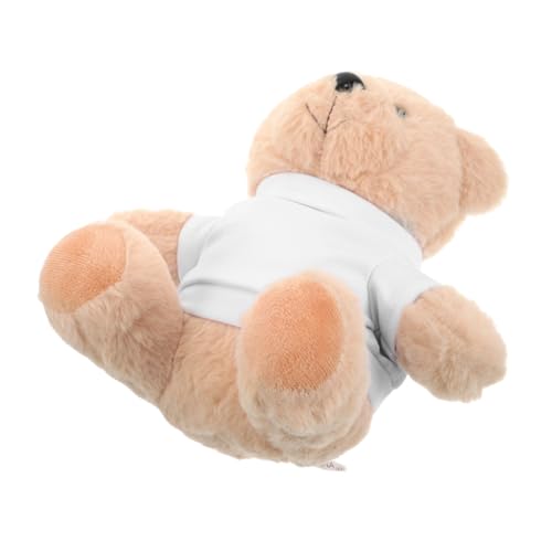 Yardwe Weicher DIY Plüschbär mit Leerem T Shirt für Babypartys Geburtstage und Weihnachten Personalisierbar für Kreative Designs und Kuschelmomente von Yardwe