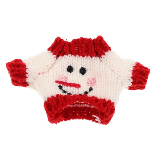 Yardwe Weicher Plüsch Pullover für Kleine Teddybären Kuscheliger Mini Pullover mit Weihnachtsmotiv DIY Puppenkleidung für Puppenliebhaber und Bastelprojekte Yardwe Weicher Plüsch Pullover für Kleine Teddybären Kuscheliger Mini Pullover mit Weihnachtsmotiv DIY Puppenkleidung für Puppenliebhaber und Bastelprojekte von Yardwe