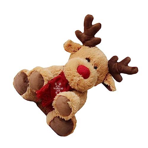 Yardwe Weihnachtlicher Elch Plüschfigur Kuscheltier Deko Ornament Festliche Hirschpuppe Geschenkidee für Freunde zur Weihnachtszeit Yardwe Weihnachtlicher Elch Plüschfigur Kuscheltier Deko Ornament Festliche Hirschpuppe Geschenkidee für Freunde zur Weihnachtszeit von Yardwe