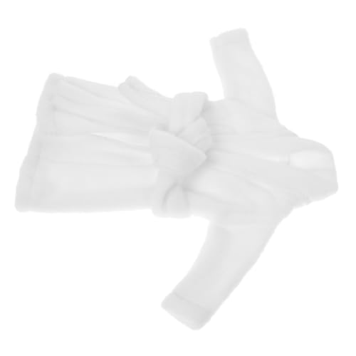 Yardwe Weihnachtlicher Puppen Bademantel mit Gürtel Elegantes Puppen Outfit und Zubehör für Stilvolle Miniaturpuppen Perfektes für Puppenliebhaber von Yardwe