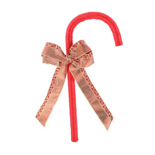 Yardwe Weihnachts Schleifenstock Attraktives Design für Rollenspiele und Dekoration Robuste Langlebige Requisite für Weihnachten und Valentinstag Cosplay Cane mit Hervorragender Yardwe Weihnachts Schleifenstock Attraktives Design für Rollenspiele und Dekoration Robuste Langlebige Requisite für Weihnachten und Valentinstag Cosplay Cane mit Hervorragender von Yardwe