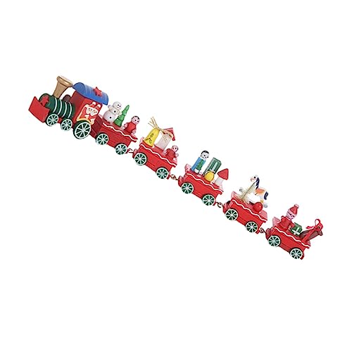 Yardwe Weihnachtszug Deko Holz Festliche Eisenbahn für Weihnachtsdekoration Tischdeko und Party Charmantes Holzspielzeug Raumdekor Yardwe Weihnachtszug Deko Holz Festliche Eisenbahn für Weihnachtsdekoration Tischdeko und Party Charmantes Holzspielzeug Raumdekor von Yardwe