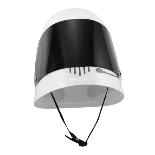Yardwe Weißer Weltraumhelm für Robuster Astronautenhelm aus Kunststoff für Jungen und Mädchen für Rollenspiele und Kreative im Weltraum Yardwe Weißer Weltraumhelm für Robuster Astronautenhelm aus Kunststoff für Jungen und Mädchen für Rollenspiele und Kreative im Weltraum von Yardwe