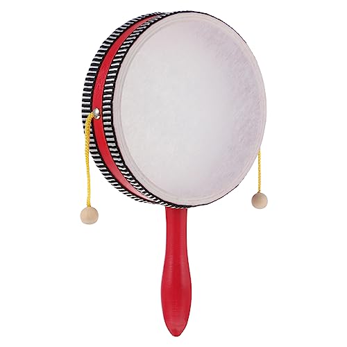 Yardwe Wellentrommel Instrument Lernspielzeug Für Bongos Handtrommel Rasseltrommel Percussion Für Kleinkinder Kinderspielzeug Musikinstrumente Für Kleinkinder von Yardwe