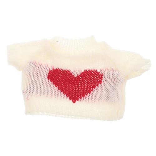 Yardwe White Sweater Babytrage Interaktiver Bär Kawaii Furry Reborn Accessoires Autositz Cordbär Kuscheltier Terrifier Plüsch Elfenkleidung Garn von Yardwe