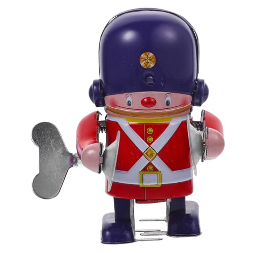 Yardwe Wind Up Blechspielzeug Roboter Trommler Abgerundete Kanten rutschfest Langlebig für Ostern Halloween Weihnachten Yardwe Wind Up Blechspielzeug Roboter Trommler Abgerundete Kanten rutschfest Langlebig für Ostern Halloween Weihnachten von Yardwe
