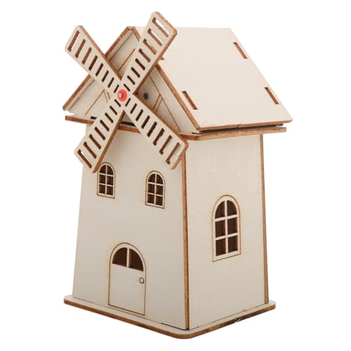 Yardwe Windmühlen-Ornamente Aus Holz Solarbetriebene Windmühle Solare Windmühle Solarspielzeug DIY Solarbetriebenes Windmühlenmodell Windmühlenspielzeug Für Hölzern Yardwe Windmühlen-Ornamente Aus Holz Solarbetriebene Windmühle Solare Windmühle Solarspielzeug DIY Solarbetriebenes Windmühlenmodell Windmühlenspielzeug Für Hölzern von Yardwe