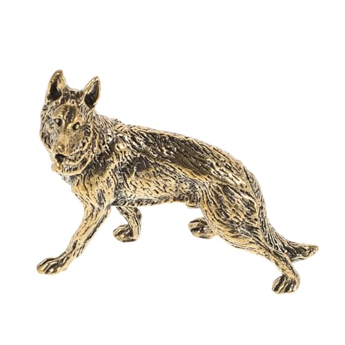Yardwe Wolf-Hund-Ornamente Hunde-Gedenkschmuck Hunde-Desktop-Ornamente Miniaturhundfiguren Hündchen Figur Hundestatuen Messing Yardwe Wolf-Hund-Ornamente Hunde-Gedenkschmuck Hunde-Desktop-Ornamente Miniaturhundfiguren Hündchen Figur Hundestatuen Messing von Yardwe