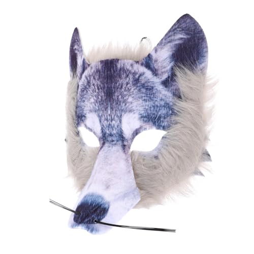 Yardwe Wolf Maske für Halloween Realistische Tiermaske für Kostümparty Cosplay und Maskerade Halbmaske aus Hochwertigem Leichtem Material für Angenehme Trageerfahrung für Tier Yardwe Wolf Maske für Halloween Realistische Tiermaske für Kostümparty Cosplay und Maskerade Halbmaske aus Hochwertigem Leichtem Material für Angenehme Trageerfahrung für Tier von Yardwe