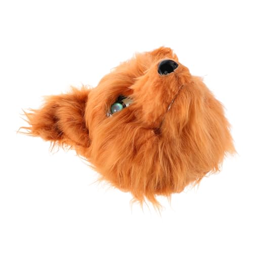Yardwe Wolf Maske mit Beweglichem Mund für Halloween Kostümparty Realistische Tiermaske für Erwachsene für Maskerade Festliche Feiern Lustige Prank Verkleidung von Yardwe
