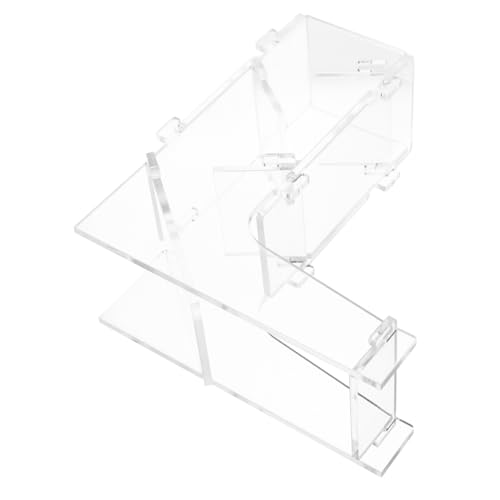 Yardwe Würfelturm Würfeltürme DIY-brettspiel Zubehör Für Brettspiele DIY-spielbrett Würfelrolle Tischspiele, Würfelspiele Turmwürfel Würfelrolltablett Transparent Acryl von Yardwe