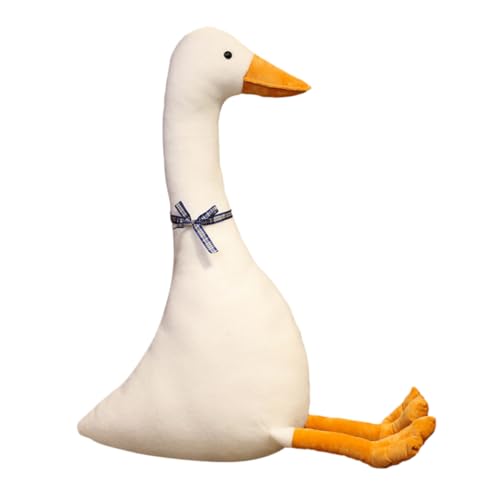 Yardwe große weiße Gänsepuppe für kinderspielzeug Children Toys spielzeuge lauch Kuscheltier Plüsch Gans Gans Stofftier gefüllte Gans Tierspielzeug Samt von Yardwe
