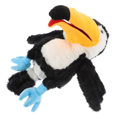 Yardwe -handpuppe Entzückende Handpuppen Vogelpuppe Puppenspielzeug Handpuppe Cartoon-handpuppe Kleinkind Handpuppen Tierpuppe Vogel Fingerpuppe Vogelspielzeug Plüsch von Yardwe