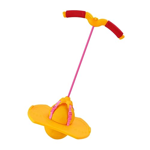 Yardwe hüpfendes Ballspielzeug Springball mit Griff Übungsball Gelb Zufällige Farbe Yardwe hüpfendes Ballspielzeug Springball mit Griff Übungsball Gelb Zufällige Farbe von Yardwe