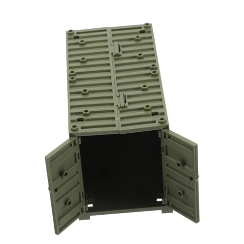 Yardwe klein Container Behälter Mini entwicklung kindliche entwicklung beemysafe Cars kinderspielzeug Militärbausteine-Szenenspielzeug Kinderszene Plastik Green Yardwe klein Container Behälter Mini entwicklung kindliche entwicklung beemysafe Cars kinderspielzeug Militärbausteine-Szenenspielzeug Kinderszene Plastik Green von Yardwe