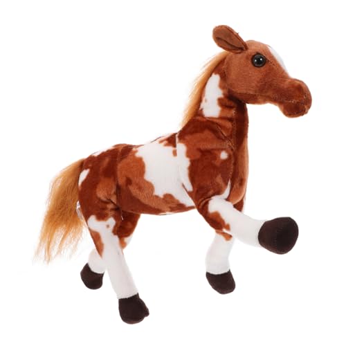 Yardwe kleine Ponypuppe Plüsch Plüschtier Cartoon-Tierpuppe entzückendes Kuscheltier Bequemes Plüschspielzeug bequemes Stofftier kurzer Plüsch Light Brown Yardwe kleine Ponypuppe Plüsch Plüschtier Cartoon-Tierpuppe entzückendes Kuscheltier Bequemes Plüschspielzeug bequemes Stofftier kurzer Plüsch Light Brown von Yardwe